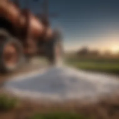 Nitrate Salts in Agriculture Illustration showing the role of nitrate salts in agricultural practices