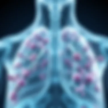 Personalized Medicine Strategies for Lung Adenocarcinoma Diagram illustrating personalized medicine approaches for lung cancer