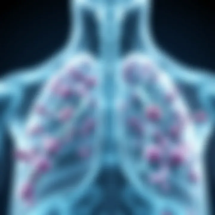 Personalized Medicine Strategies for Lung Adenocarcinoma Diagram illustrating personalized medicine approaches for lung cancer
