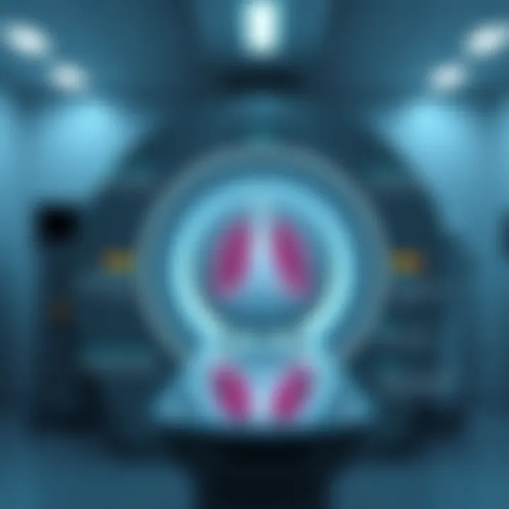 Infographic showcasing the role of PET CT in lung cancer management