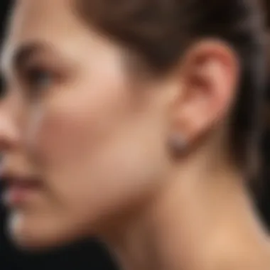Visual representation of treatment options for earlobe psoriasis Treatment options for psoriasis on earlobes depicted in a visual format