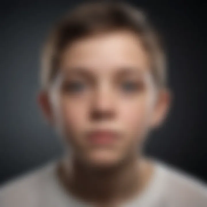 Visual representation of SPECT scan results in autistic subjects