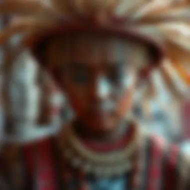 Traditional Art and Cultural Heritage Traditional art showcasing the cultural heritage of indigenous peoples