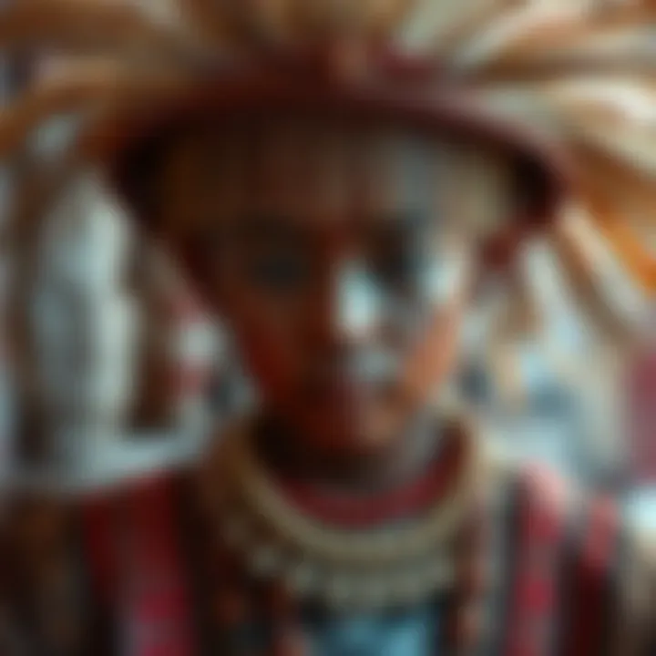 Traditional Art and Cultural Heritage Traditional art showcasing the cultural heritage of indigenous peoples