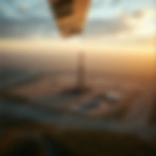Aerial view of a fracking site showcasing drill rigs and natural landscapes