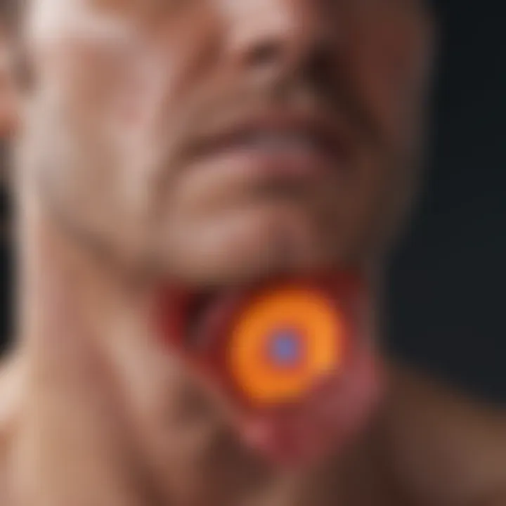 Diagram illustrating the role of inflammation in plaque formation