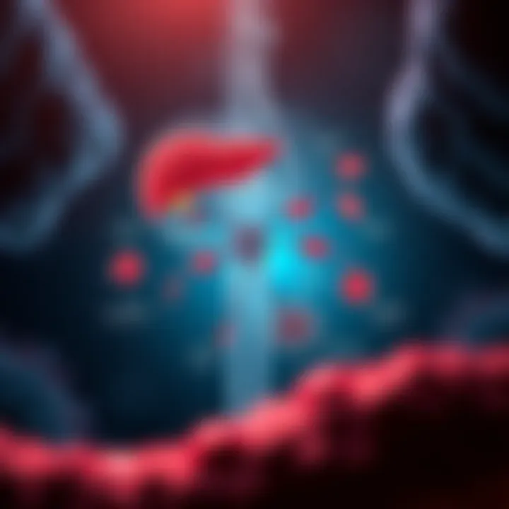 Mechanisms of Anemia in HCV Diagram illustrating the mechanisms leading to anemia in Hepatitis C patients