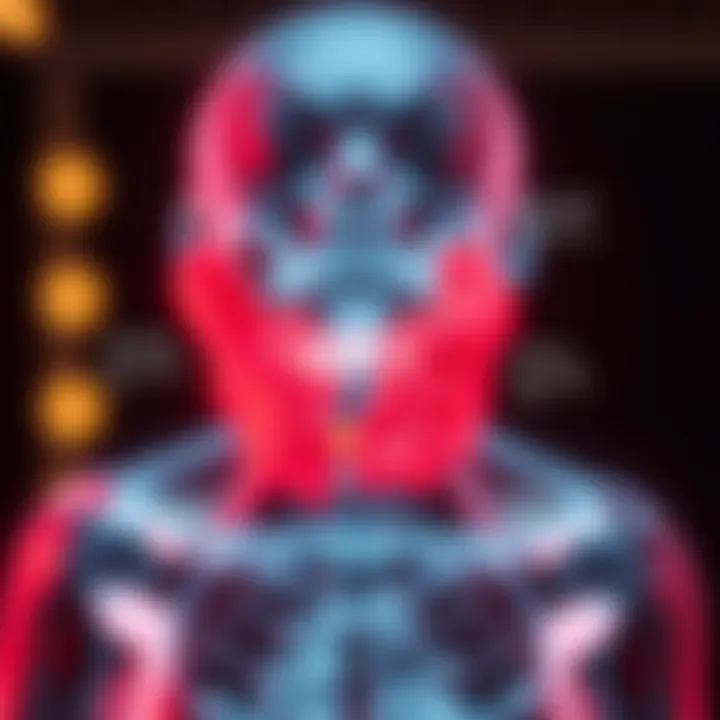 Diagram highlighting IGF-1's implications in health and disease