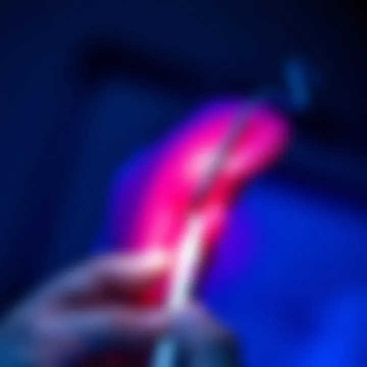 Illustration of biopsy needle insertion