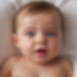 Illustration of a newborn with Congenital Diaphragmatic Hernia