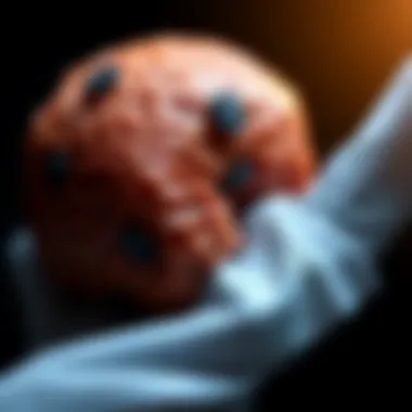 Visual representation of advanced stages of melanoma