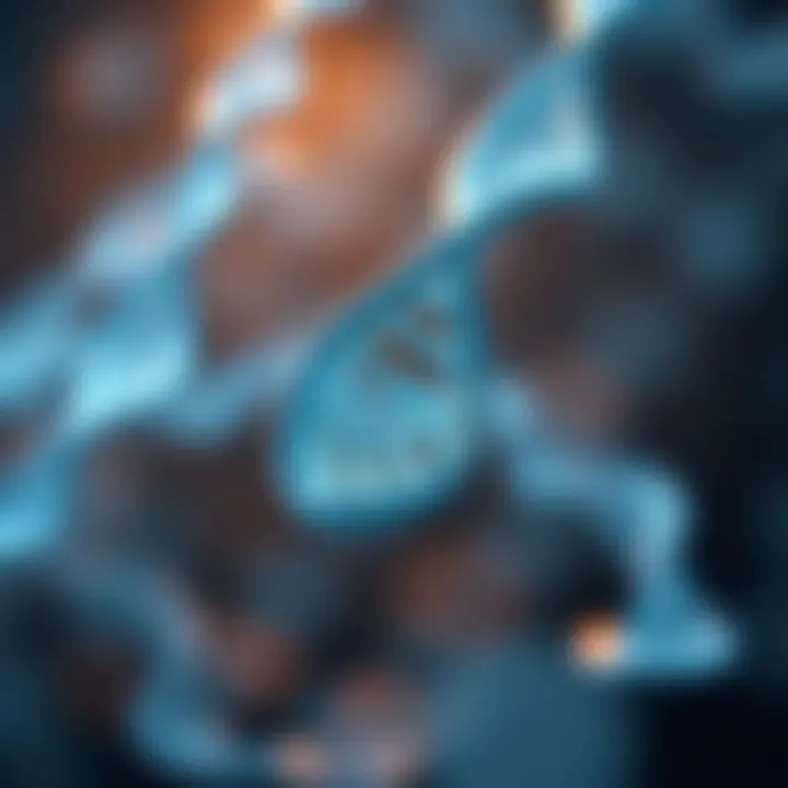 DNA Sequencing in Evolutionary Biology Conceptual illustration of evolutionary biology and DNA