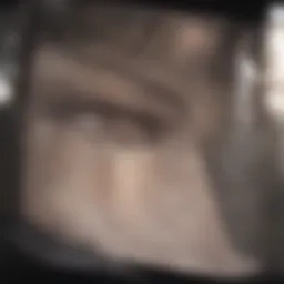 Eczema eyelid cream being applied to the eyelids