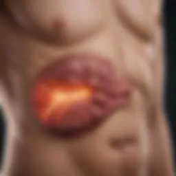 Diagram illustrating the causes of liver cirrhosis