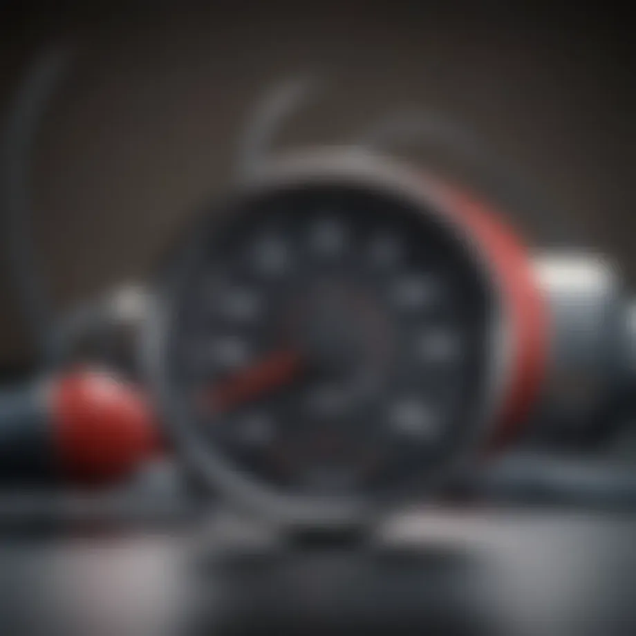 Graph illustrating the physiological regulation of blood pressure