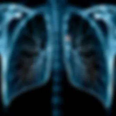 Comparison of healthy lung vs fibrotic lung