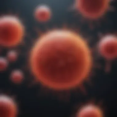Lymphocyte Distribution in Bloodstream A detailed graph illustrating lymphocyte distribution in the bloodstream.