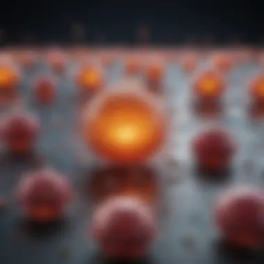 Immune Response Mechanism of Lymphocytes Diagram showing the immune response triggered by lymphocytes.