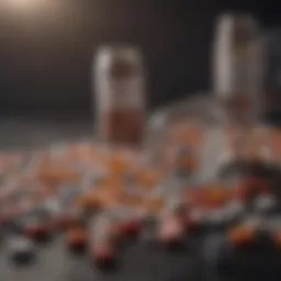 Visual representation of medication adherence statistics illustrating global challenges