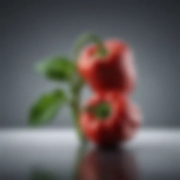 Illustration of essential macronutrients for pepper plants