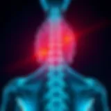 Pathophysiology of Psoriatic Ankylosing Spondylitis Illustration depicting the pathophysiology of psoriatic ankylosing spondylitis