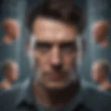 Illustration depicting the complexities of resistant schizophrenia