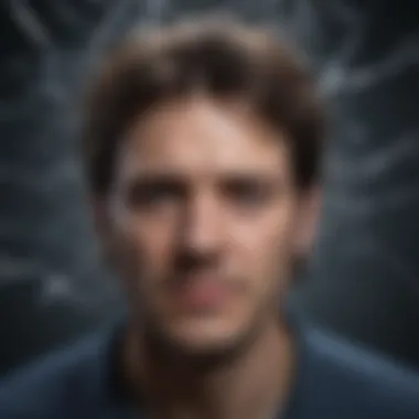 Interconnected Nature of Stress and Depression Visual representation of stress and depression intertwined