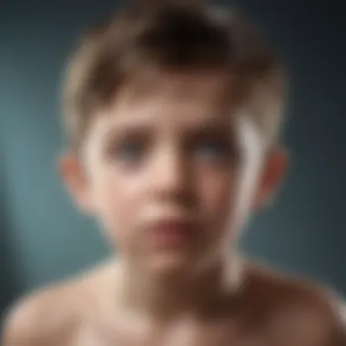 Visual representation of symptoms associated with spastic cerebral palsy