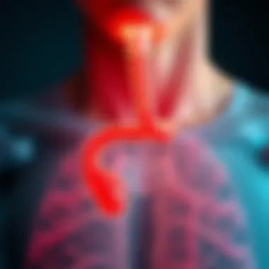 Infographic on treatment options for esophageal cancer