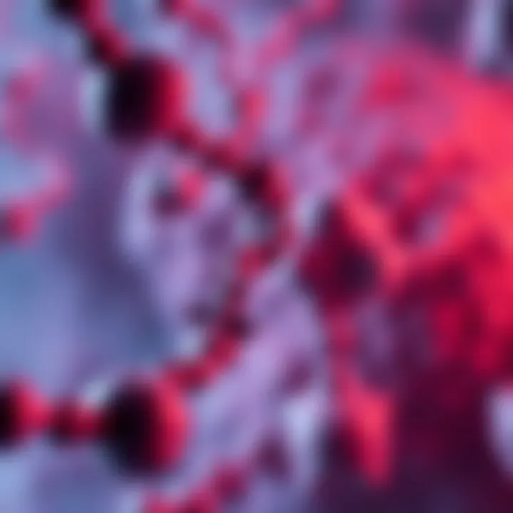 Illustration depicting the structure of IgG antibody