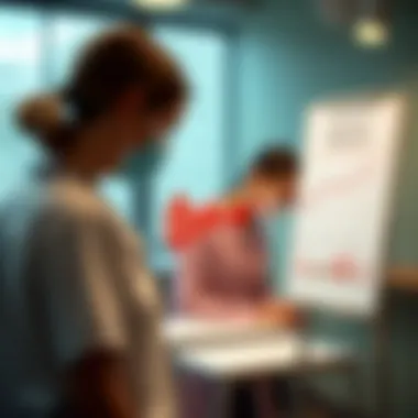 Chart representing patient outcomes with the ROMA index