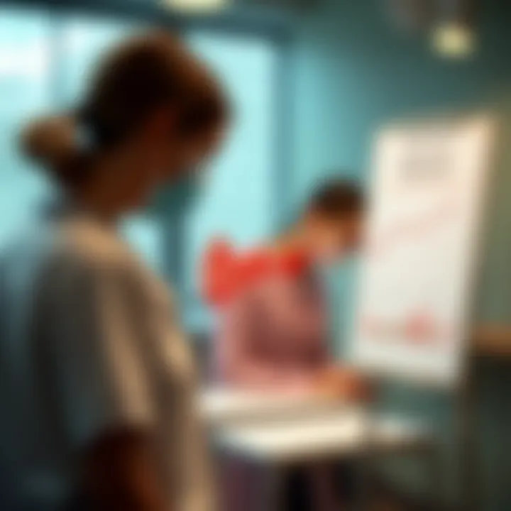 Chart representing patient outcomes with the ROMA index