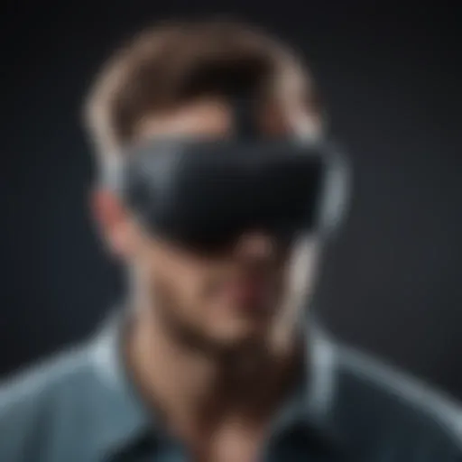 A virtual reality headset designed for vision therapy applications