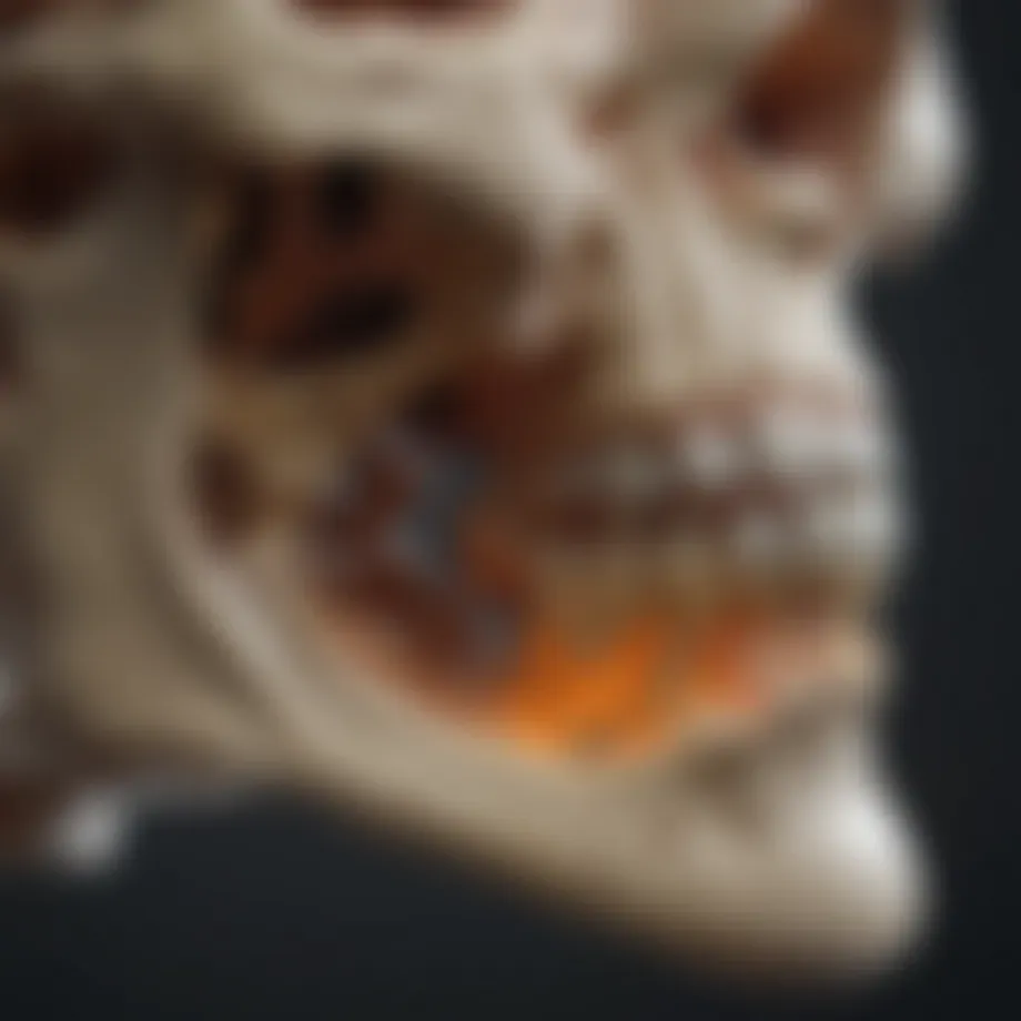 Illustration depicting the effects of VDDR on bone structure