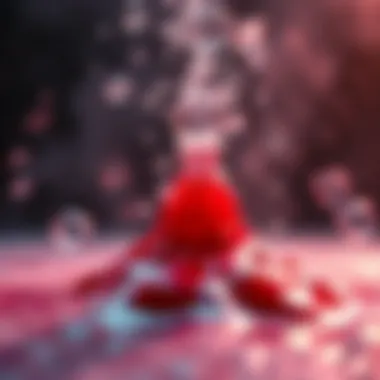 Dynamic Eruption of a Volcano Bubble Machine A vibrant volcano bubble machine in action, demonstrating fluid dynamics with colorful bubbles erupting.