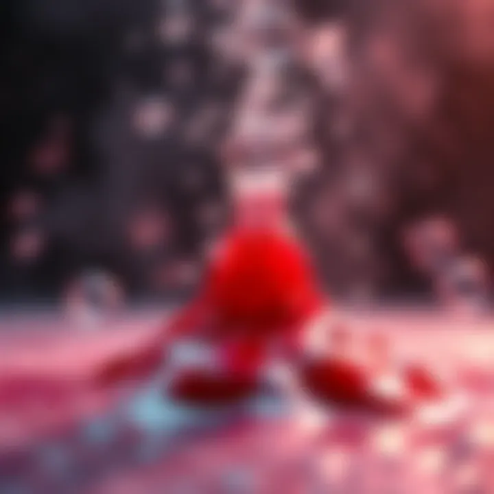 Dynamic Eruption of a Volcano Bubble Machine A vibrant volcano bubble machine in action, demonstrating fluid dynamics with colorful bubbles erupting.